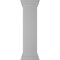 Ekena Millwork 12"W x 48"H Plain Newel Post, Flat Capital & Base Trim (Installation kit included) NWL12X48PLF0B0 - alternate 1